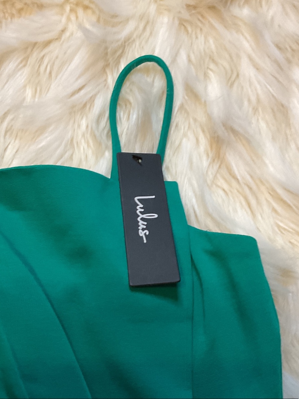 Lulu's Teal Spaghetti Strap Tulip Mini Dress - Picture 2 of 4